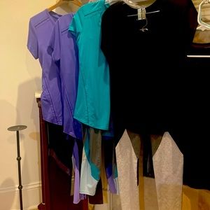 Tangerine Matching Yoga Sets - Yoga pants and super soft Matching T